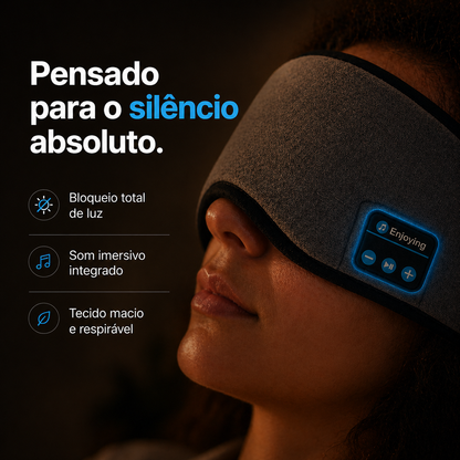 SleepBand® - Máscara de Dormir com Bluetooth