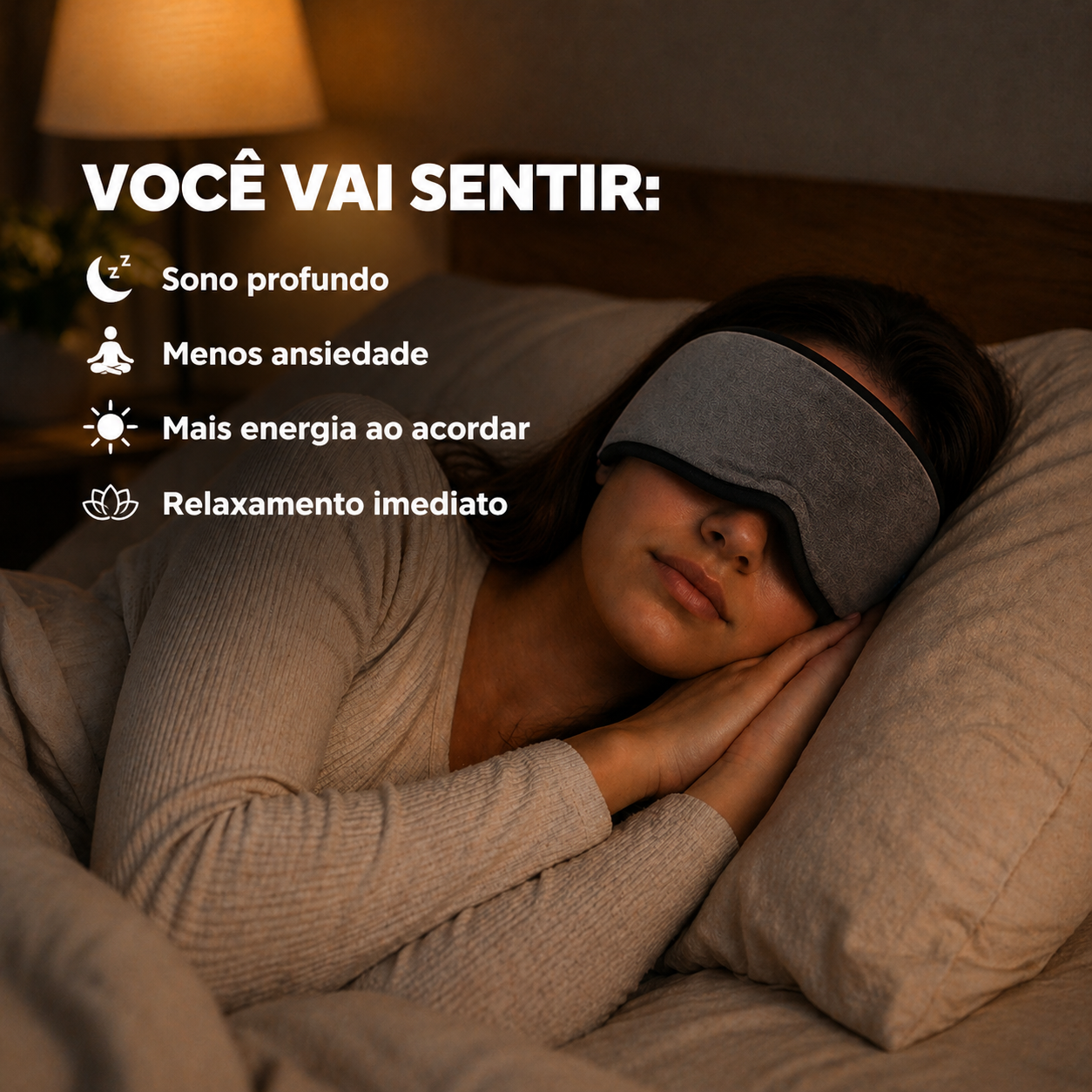 SleepBand® - Máscara de Dormir com Bluetooth